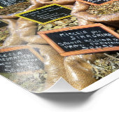 乾燥したハーブとスパイス フォトプリント            (角)