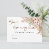 乾燥したパームパンパス草のラン  キスはいくつ エンクロージャーカード (スタンド正面)