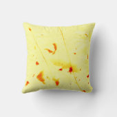 乾燥したポピーの茎のサンプリントカード クッション (裏面)