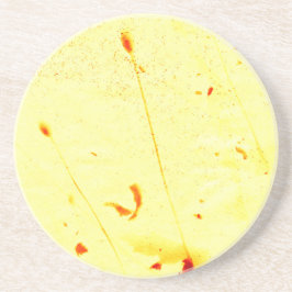 乾燥したポピーの茎のサンプリントコースター コースター