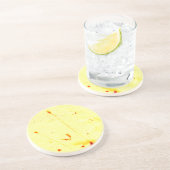 乾燥したポピーの茎のサンプリントコースター コースター (側面)