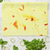 乾燥したポピーの茎サンプリントキッチンタオル キッチンタオル (折り畳み)