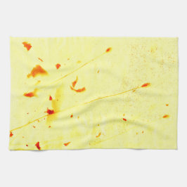 乾燥したポピーの茎サンプリントキッチンタオル キッチンタオル