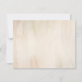 乾燥したヤシの葉のフルネームまたはカップルの名前 ノートカード (裏面)