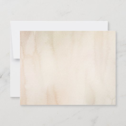 乾燥したヤシの葉のフルネームまたはカップルの名前 ノートカード (裏面)