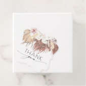 乾燥したヤシの葉トロピカル結婚に感謝 フェイバータグ (インサイチュ)