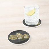 乾燥したユリの種子の莢 コースター (側面)