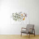 乾燥したワイルドフラワーの花束 タペストリー (インサイチュ(横))