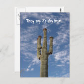 乾燥した暑さだと言われているけど ポストカード (正面/裏面)