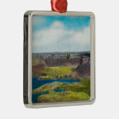 乾燥した滝の州立公園、Couleeの壮大なダム メタルオーナメント (右)