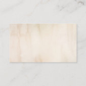 乾燥した熱帯性の葉の披露宴 エンクロージャーカード (裏面)