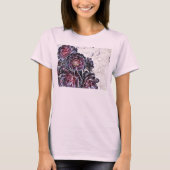 乾燥した石のアエオニウム属の花 Tシャツ (正面)