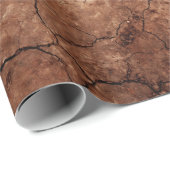 乾燥した砂丘に割れた砂漠 ラッピングペーパー (ロールコーナー)