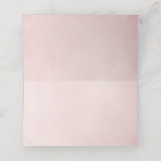 乾燥した花とススキ プレイスカード (内部開封)