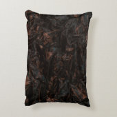 乾燥した葉茶色の アクセントクッション (裏面(縦))
