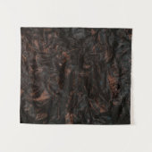 乾燥した葉茶色の タペストリー (正面(横))