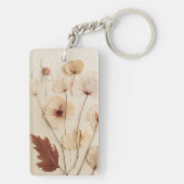 乾燥した野草花 キーホルダー (裏面)