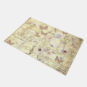 乾燥した野草蝶 ドアマット (アングル)