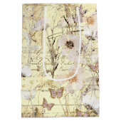 乾燥した野草蝶 ミディアムペーパーバッグ (裏面)