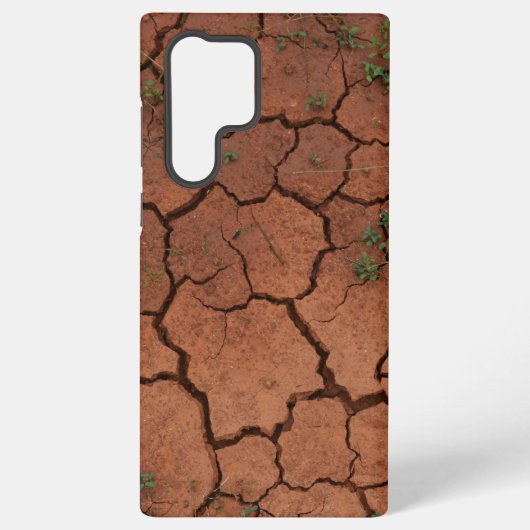 乾燥してひび割れた地面 SAMSUNG GALAXYケース (裏面)