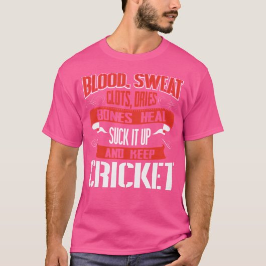 乾燥する血栓が閉まりクリケットが保する Tシャツ (正面)