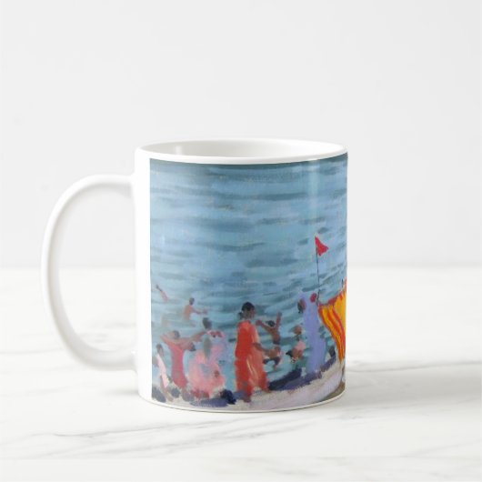 乾燥のサリーPushkar コーヒーマグカップ (左)