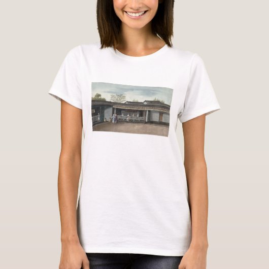 乾燥の茶葉(w/c紙で) tシャツ (正面)