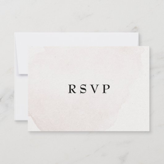 乾燥エレガントフローラリース結婚ズ 出欠カード (裏面)