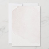 乾燥エレガントフローラリース結婚ズ 招待状 (裏面)