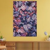 乾燥カラフル紅葉-自然インスパイアアート キャンバスプリント (インサイチュ (リビング))