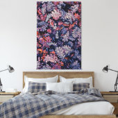 乾燥カラフル紅葉-自然インスパイアアート キャンバスプリント (インサイチュ (寝室))