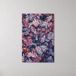 乾燥カラフル紅葉-自然インスパイアアート キャンバスプリント