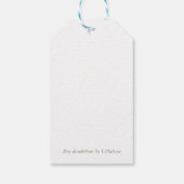 乾燥タンポポスケッチギフトラベル ギフトタグ (裏面)