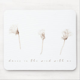 乾燥タンポポスケッチマウスパッド マウスパッド