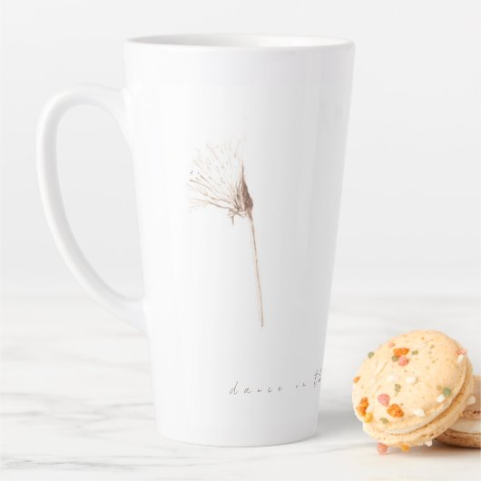 乾燥タンポポスケッチラテマグカップ カフェラテマグ (インサイチュ)