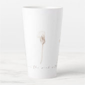 乾燥タンポポスケッチラテマグカップ カフェラテマグ (正面)