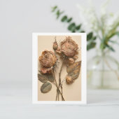 乾燥バラフローラはがきプリント シーズンポストカード (スタンド正面)