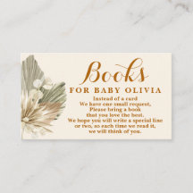 乾燥パームズルナリアブックスベビーリクエストカード