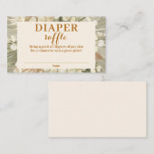 乾燥パームルナリアおむつラッフルエンクロージャカード エンクロージャーカード (正面/裏面)