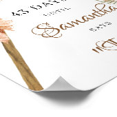 乾燥パーム葉スパンパスグラスカウントダウンポスター ポスター (角)