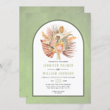 乾燥パーム葉ス、パンパスグラスのセージ結婚グリーン