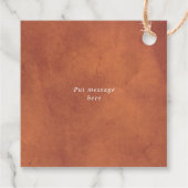 乾燥パーム、パンパスグラス感謝してい結婚テラス フェイバータグ (裏面)