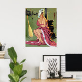 乾燥ピンを上げる ポスター (ホームオフィス)