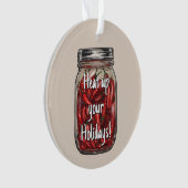 乾燥ピーパーズジャー オーナメント (正面)