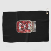 乾燥ピーパーズジャー ゴルフタオル (横)