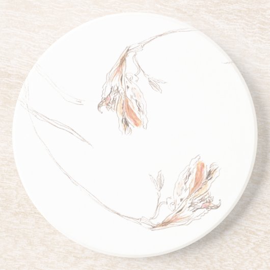 乾燥フリーシアス1 コースター (正面)