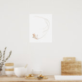 乾燥フリーシア1 ポスター (キッチン)