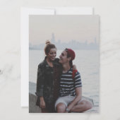 乾燥フローラ水彩画結婚像写真 セーブザデート (裏面)