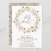 乾燥フローラ野草秋秋赤ちゃんシャワー