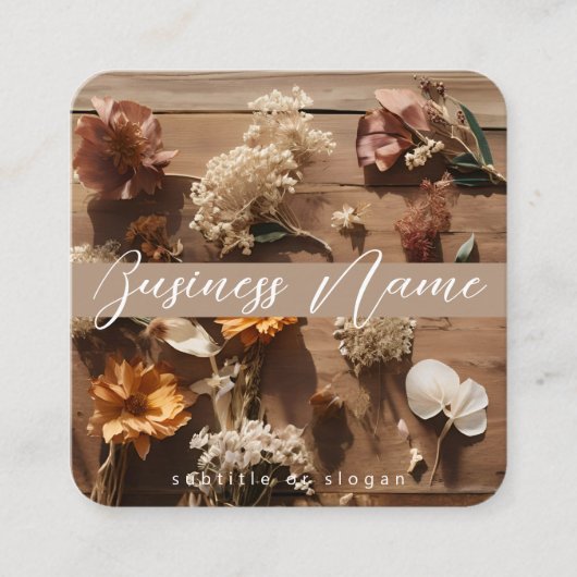 乾燥フローラ | 保保 | 美学 | 名刺 (正面)